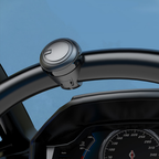 Universal Laser Carbon Fiber Pattern Steering Wheel Cover - Ultra-Thin, Non-Slip, Sweat-Resistant, Comfortable Grip
