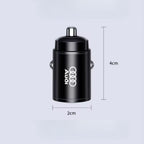 Dual-port car charger for maximum speed and reliability