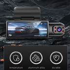 New Dual-Lens Dash Cam – HD Night Vision, Wide Angle, Reversing Camera