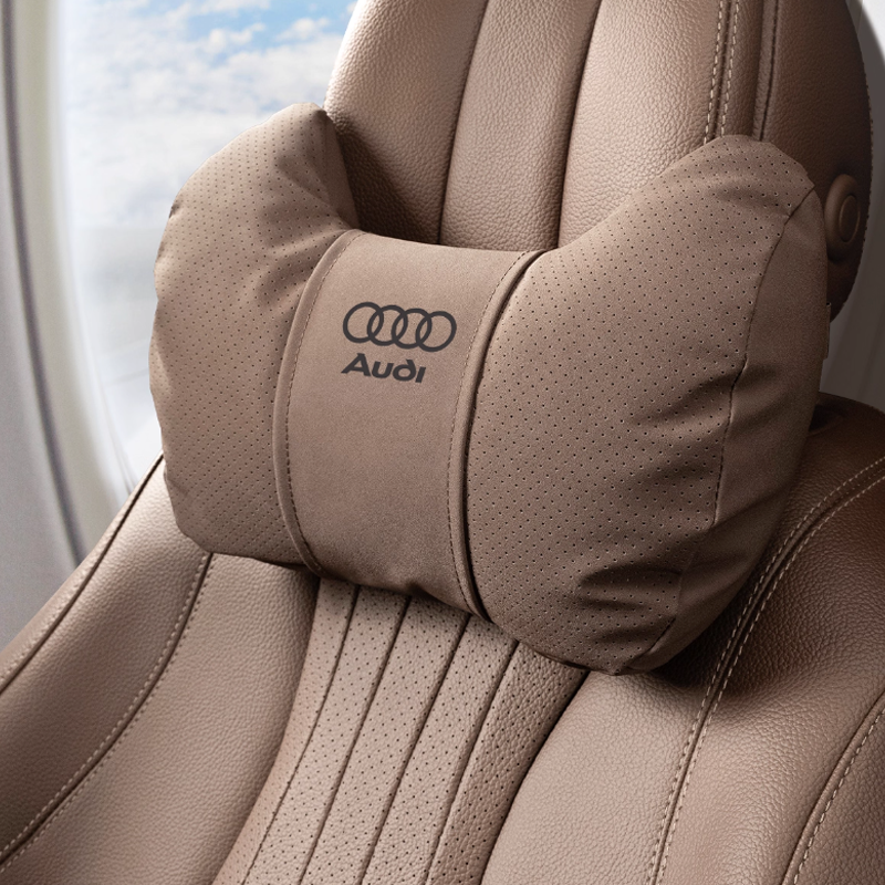 Velora Leather Car Pillow – Breathable Comfort & Custom Logo Ready