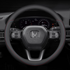 Premium Nappa Leather Steering Wheel Cover - Luxurious Comfort, Breathable Design, and All-Season Durability