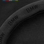 TrackVibe | Red Carbon Suede Steering Wheel Cover – Anti-Slip & Wear-Resistant