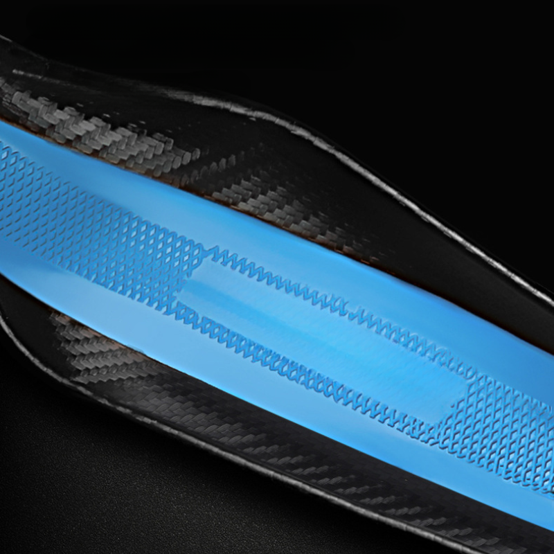 TrackVibe | Blue Carbon Suede Steering Wheel Cover – Anti-Slip & Wear-Resistant