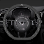 LuxeDrive Breathable Suede Steering Wheel Cover - Anti-slip, Sweat-Resistant & Soft Grip