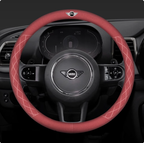 LuxeDrive Breathable Suede Steering Wheel Cover - Anti-slip, Sweat-Resistant & Soft Grip
