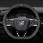 LuxeDrive Breathable Suede Steering Wheel Cover - Anti-slip, Sweat-Resistant & Soft Grip