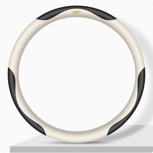 Elegancia Pro - Hand-Stitched Nappa Leather Steering Cover with Anti-Slip Backing