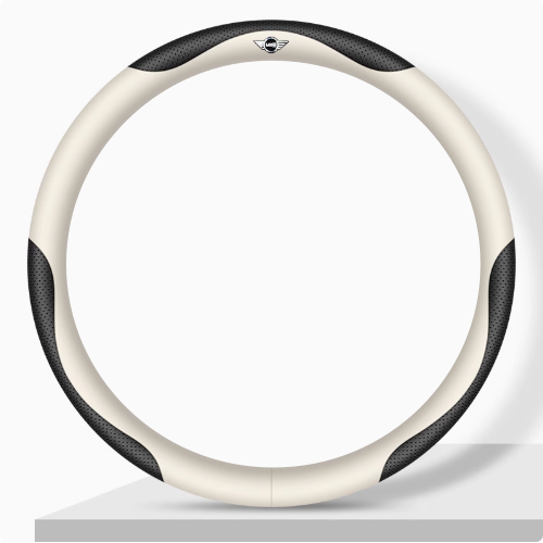 Elegancia Pro - Hand-Stitched Nappa Leather Steering Cover with Anti-Slip Backing