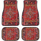 Ethnic Retro Style Car Floor Mats - Stain-Resistant & Easy to Clean