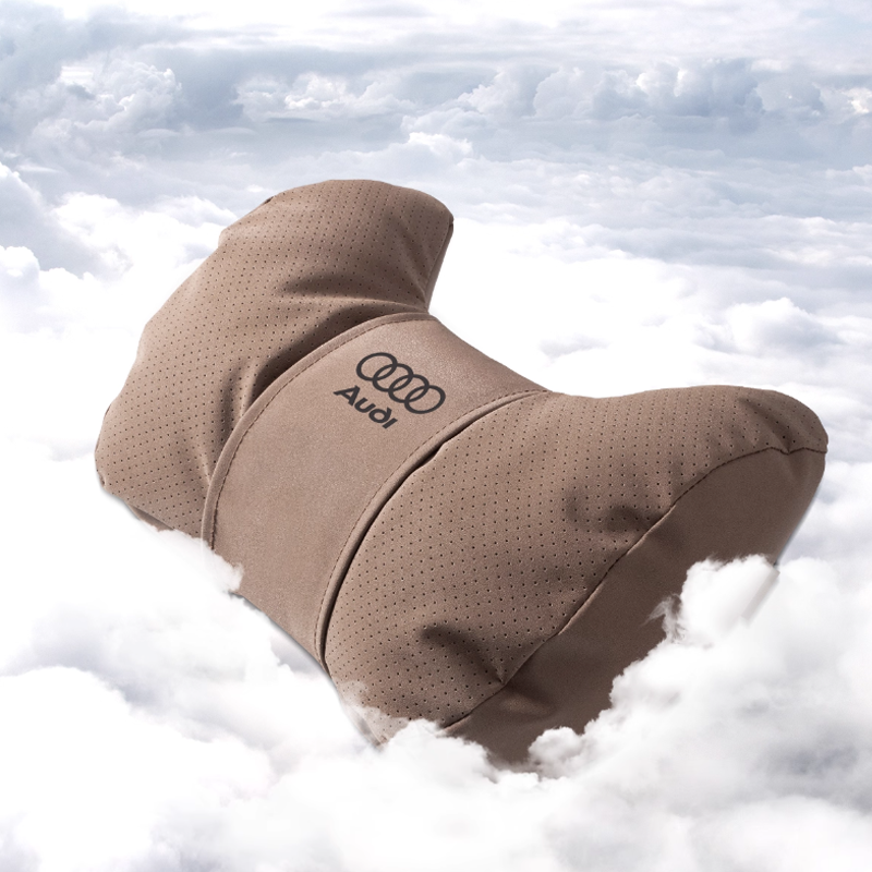 Velora Leather Car Pillow – Breathable Comfort & Custom Logo Ready