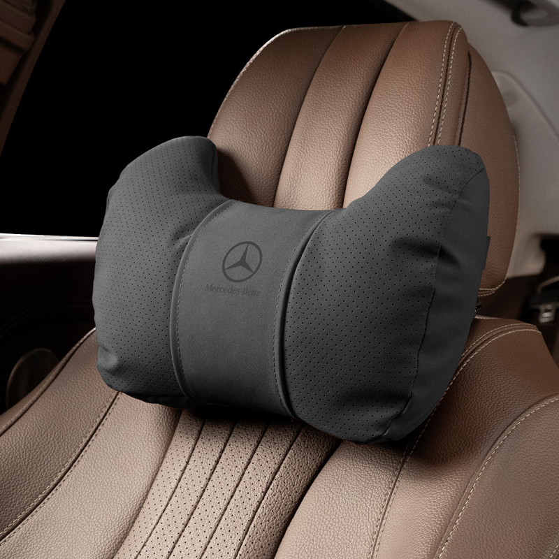 Velora Leather Car Pillow – Breathable Comfort & Custom Logo Ready