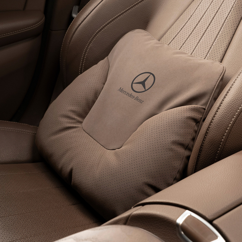 Velora Leather Car Pillow – Breathable Comfort & Custom Logo Ready