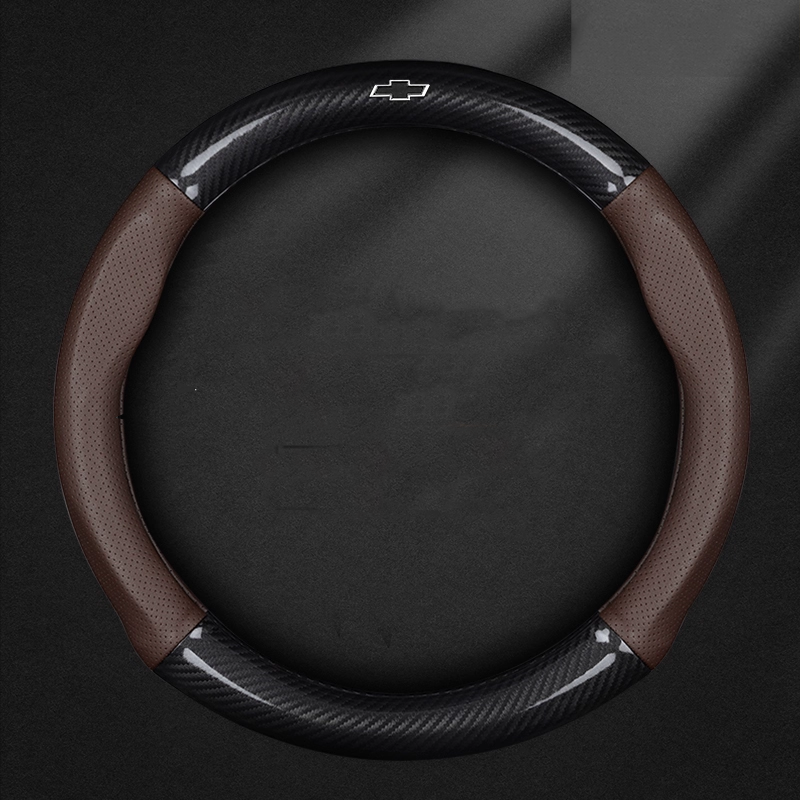 AirWeave Leather Steering Cover – Breathable Leather & Enhanced Grip