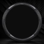 NappaWeave Luxe Steering Cover - Breathable Comfort & Custom Logo Ready