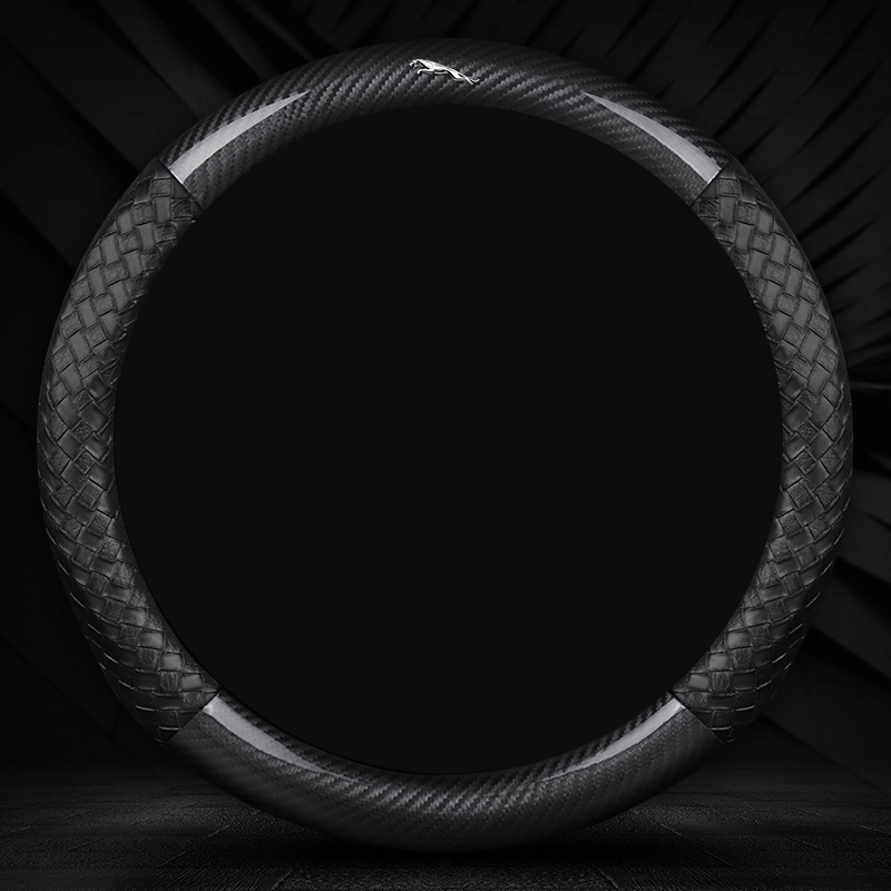 NappaWeave Luxe Steering Cover - Breathable Comfort & Custom Logo Ready