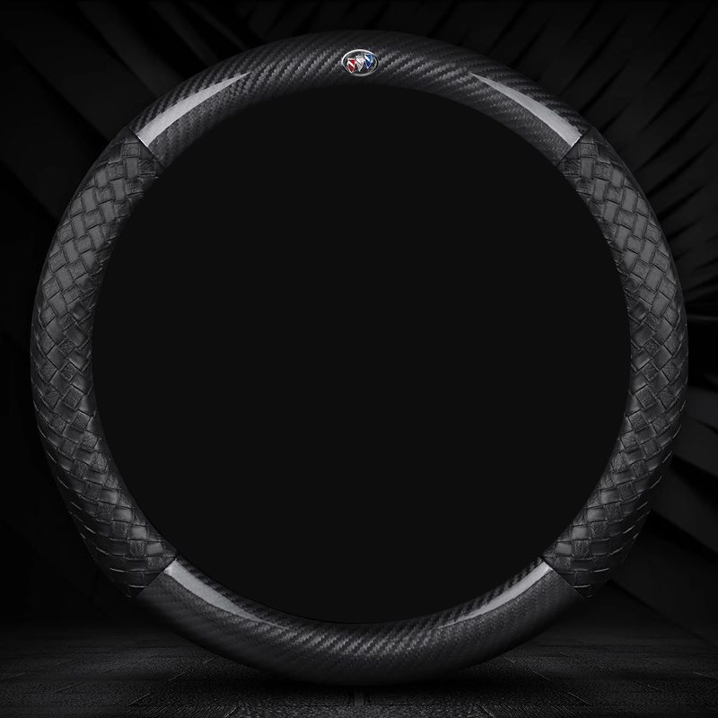 NappaWeave Luxe Steering Cover - Breathable Comfort & Custom Logo Ready