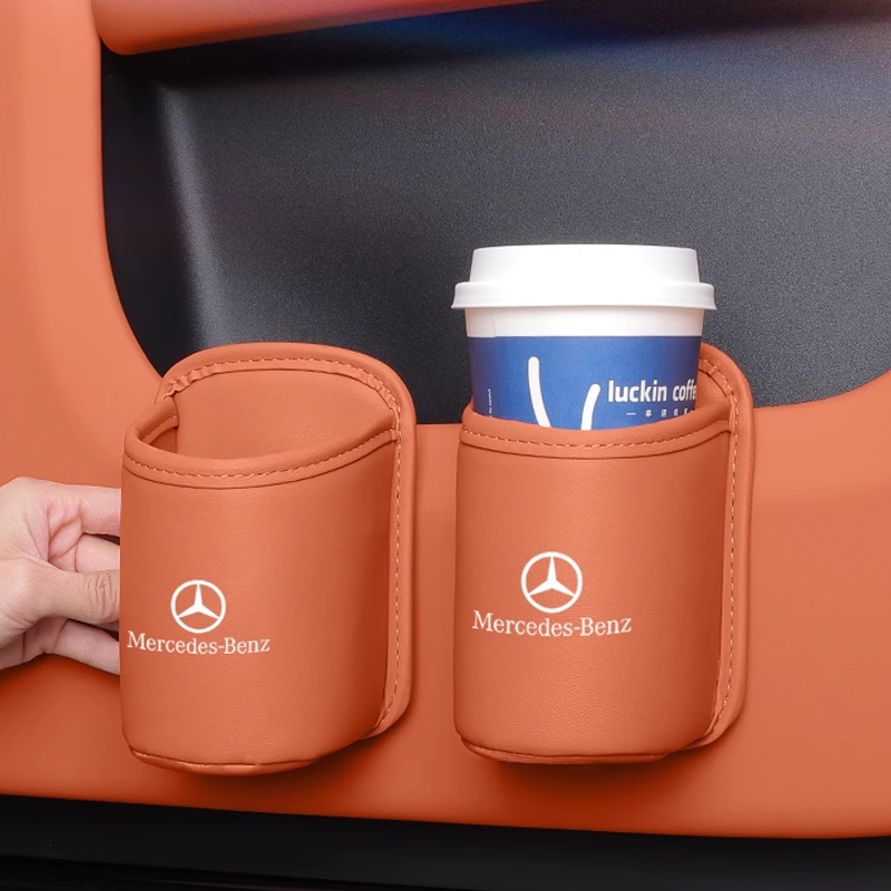 Velora Leather Cup Organizer – Easy Install & Custom Logo Ready