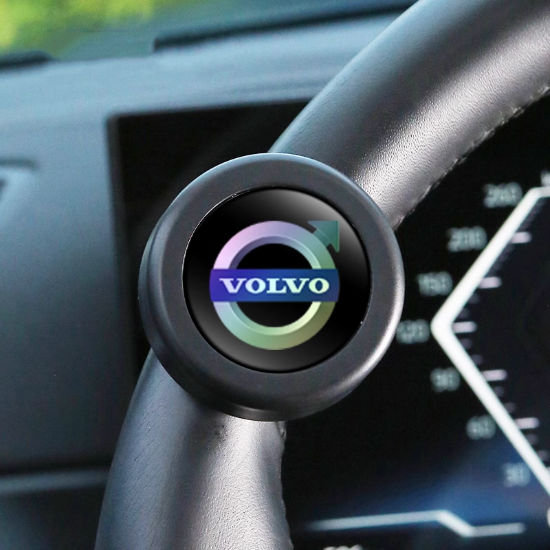 Steering Wheel Power Assist Knob - Customizable Logo