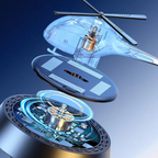 JetAroma Car Freshener – Solar-Powered Spinning Fragrance Plane
