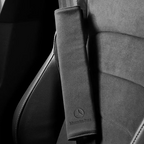 SuedeGuard Seatbelt Shoulder Pad – Neck Protection & Custom Logo Ready